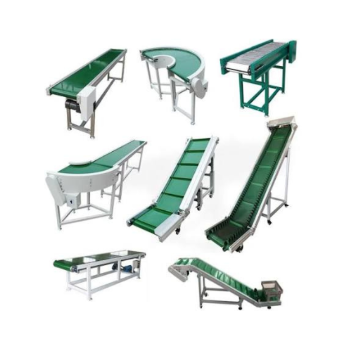 Industrial Grade PVC Material Conveyor Belt System 230 Volt